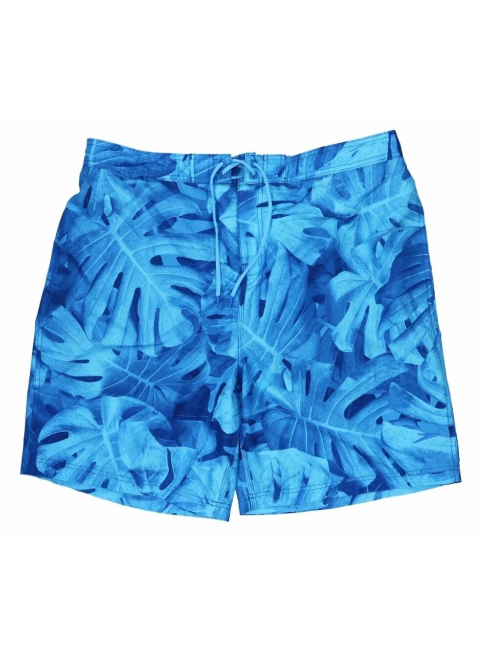 Speedo UV 50+ TurboDri Kalo Palms Men's 20" Board Shorts Swimwear XXL NWT Blue